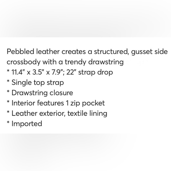 Marc Jacobs Leather Drawstring Bucket Bag Crossbody Adjustable Black Purse NWT - Picture 13 of 13